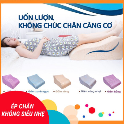 VỎ GỐI KÊ CHÂN CHỐNG GIÃN TĨNH MẠCH YOROKOBI 28CM- XANH NGỌC LAM
