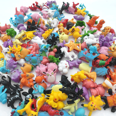 Bộ sưu tập 144 mô hình đồ chơi Pokemon Go mini đa hệ + tặng vòng tay biến hình thú Twisty Petz dễ thương cho các bé