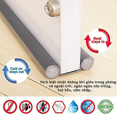 Thanh chặn khe cửa đa năng - Nẹp Xốp Ngăn gió, cách nhiệt, cách âm, ngăn côn trùng, bụi bẩn