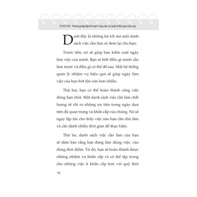 To Do List - Phương Pháp Lập Kế Hoạch Công Việc Và Quản Lý Thời Gian Hiệu Quả