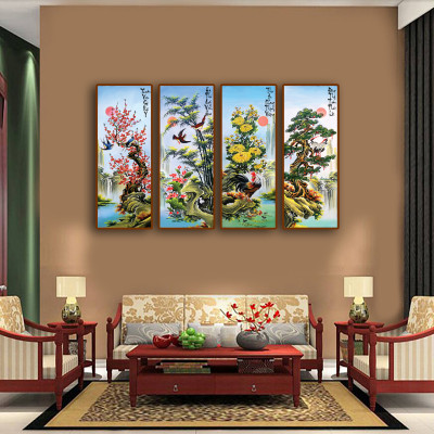 Tranh Tứ Quý ( được chọn mẫu)