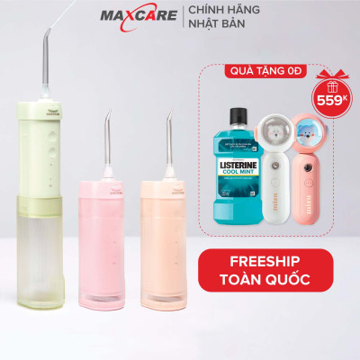 Máy Tăm Nước Cầm Tay Maxcare Travel Size UltraClean Max456PRO - Công Nghệ Độc Quyền Nhật Bản, Phiên Bản Giới Hạn, 200ml