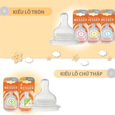 Núm vú Wesser cổ hẹp size M