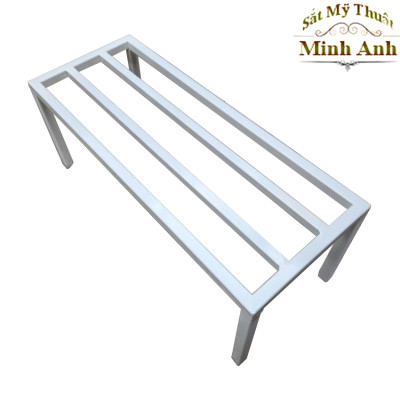 Kệ kê chậu cây Dài 80 -90 cm. Rộng 20-25-30cm. Cao 10-15-20-25-30cm. Hộp thép 16 x16mm. 2 nan phụ ( Hàng Chính Hãng )