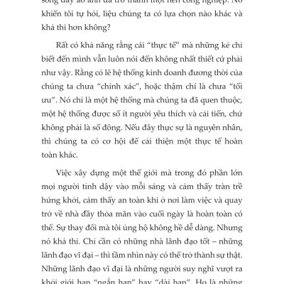 Từ Mục Tiêu Ngắn Hạn Đến Mục Đích Dài Hạn
