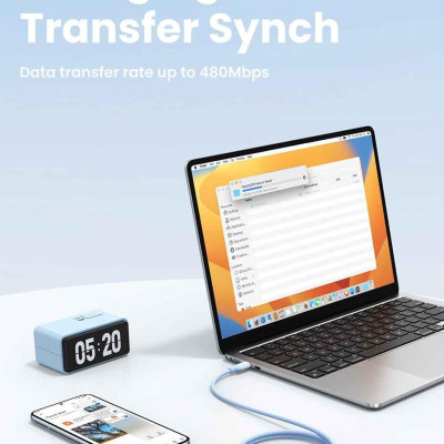 Ugreen UG15281US563TK 60W 2M hỗ trợ QC4.0 3A Cáp sạc nhanh - truyền dữ liệu 2 đầu USB-C c-c dây nhựa Màu Xanh - HÀNG CHÍNH HÃNG