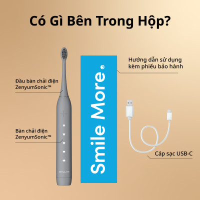 [Chính Hãng] Combo 3 Đầu Bàn Chải Điện Zenyum Sonic Thay Thế MỚI 2.0- Màu Hồng San Hô - Công Nghệ Singapore - HOT