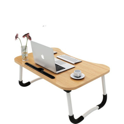 Bàn học gỗ gấp gọn,Bàn gỗ có khe cắm(Giao màu ngẫu nhiên)