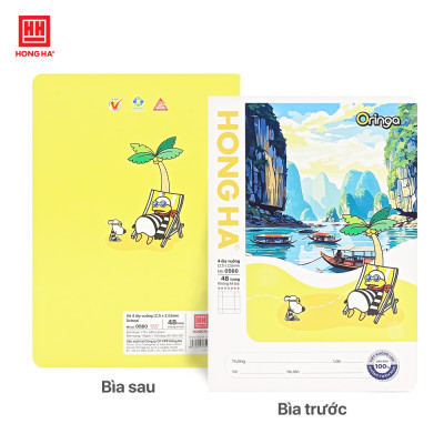 Lốc vở 4 Ô ly 48 trang School Oringa Galaxy độ trắng cao - 0560