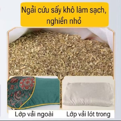 Gối ngải cứu điện giúp ngủ ngon giảm đau mỏi