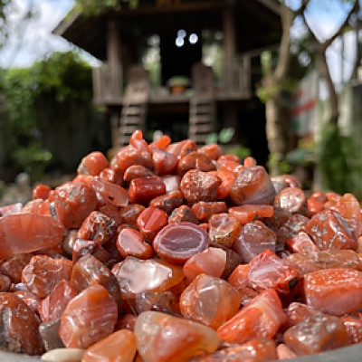 Đá Mã Não Đỏ NHASAN Biểu tượng May Mắn, Sức Khỏe và Vượng Tài