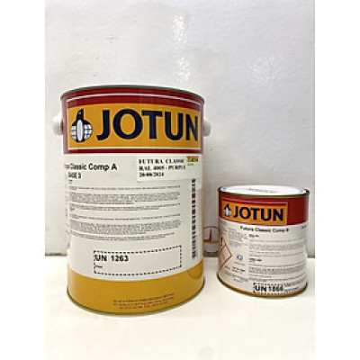 Sơn Epoxy Jotun Futura Classic base 3 màu tím RAL 4005 5L/bộ