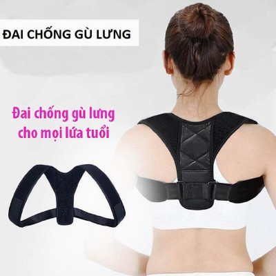 Đai định hình cột sống vai và lưng KG889 giúp chống gù chỉnh tư thế cho người lớn và trẻ em giảm đau hiệu quả (Tặng quà ngẫu nhiên)- Hàng chính hãng