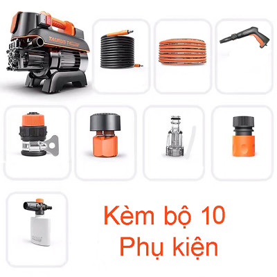 Máy Phun Xịt Rửa Xe Cao Áp YILI YLQ4420G-T4 Plus Công Suất 1500W Thiết Bị Chuyên Dụng Cho Cửa Hàng Rửa Xe Và Nhà Xưởng, Dùng Ngoài Trời Và Sân Vườn – Hàng Chính Hãng