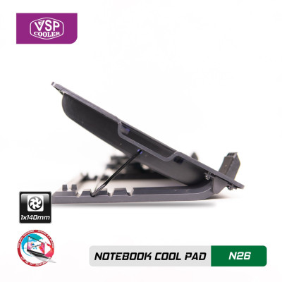 ĐẾ TẢN NHIỆT VSP Cooler N26 (1*Fan 14cm) - giao ngẫu nhiên - hàng nhập khẩu