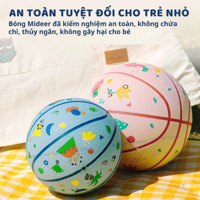 Bóng Rổ Cho Bé Size 5 Mideer Children’s Basketball  Đồ Chơi Vận Động Cho Bé 3,4,5,6,7,8 tuổi