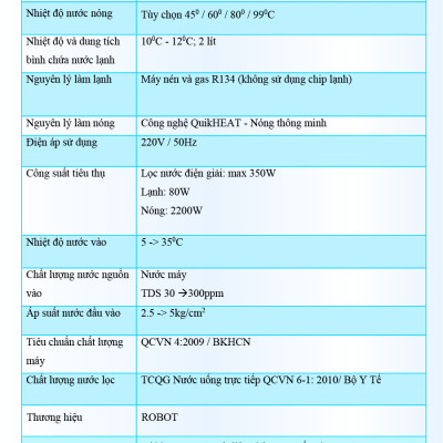 Máy Lọc Nước Điện Giải Ion Kiềm ROBOT IonKing 711 Chế Độ Nóng Nguội Lạnh 7 Tấm Điện Cực Titanium Phủ Platinum - Hàng Chính Hãng