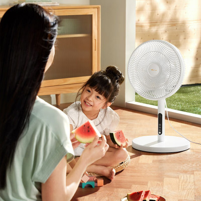 Quạt Đứng Cảm Ứng Bear DFS-D47F2 Gồm 6 Tốc Độ 9 Cánh Quạt Làm Mát Sâu, Có Hẹn Giờ Và Điều Khiển Từ Xa Độ Ồn Cực Thấp 35 dB Công Suất 47 W - Hàng Chính Hãng