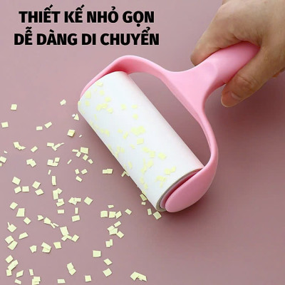 Combo Cây Lăn Bụi Quần Áo, Lông Chó Mèo, Giường Đệm, Nội Thất Trong Nhà  + Tặng Kèm 2 Cuộn Lăn Siêu Tiện Lợi - Hàng Loại 1