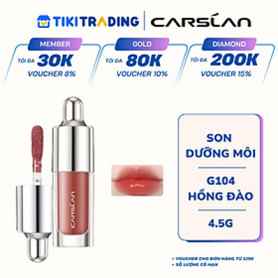 Son dưỡng môi Carslan dạng tint dưỡng ẩm giảm thâm môi mờ nếp nhăn môi 4.5g