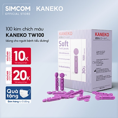 Kim lấy máu cho máy đo đường huyết hộp 100 chiếc, kim chích thử máu Kaneko lấy máu an toàn