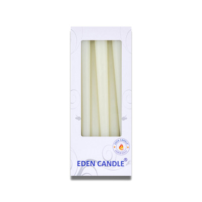 Hộp 6 Nến Thơm Taper Eden Candle FTRAMART EDC2331 (25cm) - Kem