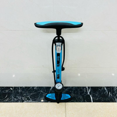 Bơm xe đạp, xe máy, ô tô thương hiệu Kirito nhật bản cao cấp mã 6038B - Bơm chân ngang KRT