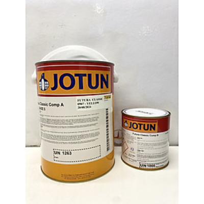Sơn Epoxy Jotun Futura Classic base 5 màu Yellow 0907 (Vàng) 5L/bộ