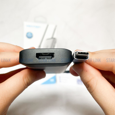 Cáp chuyển đổi Type-C sang HDMI + 3 cổng USB 3.0 + Type-C PD  Vention CNBHB - hàng chính hãng