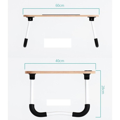 Bàn Học Gấp Gọn Thông Minh Có Khe Để Ipad, Điện Thoại Tiện Dụng Cho Bé (Giao Màu Ngẫu Nhiên)