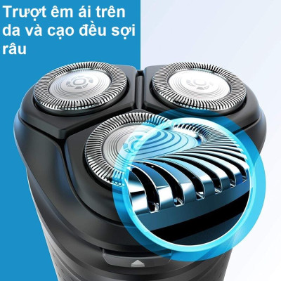 Máy cạo râu khô và ướt 5D Pivot & Flex Heads Philips Norelco S3212 cao cấp - Hàng Chính Hãng