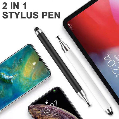 Bút cảm ứng 2 đầu 2 in 1 cho điện thoại mày tính bảng hỗ trợ tất cả dòng điện thoại cảm úng trên thị trường hiện nay hàng nhập khẩu