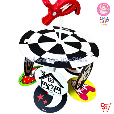 Đồ Chơi Treo Cũi Treo Xe Đẩy Kích Thích Thị Giác Cho Bé Sơ Sinh 0-6 Tháng - Hiệu Lalala Baby