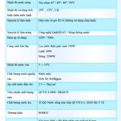 Máy Lọc Nước Điện Giải Ion Kiềm ROBOT iONKing 1113 Chế Độ Nóng Nguội Lạnh - Hàng Chính Hãng