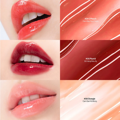 Son dưỡng môi thuần chay có màu GLAMRR Q V​E​G​A​N S​U​P​E​R L​I​P B​A​L​M 4.5g by Gilaa