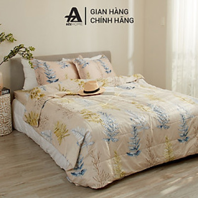 Mền Chần  Microfiber - Lông Vũ Nhân Tạo Mềm Mại Mirco Silk Cao Cấp Fern Trees A2Z Home