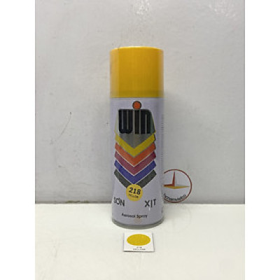 Sơn xịt Win màu vàng 218 400ml