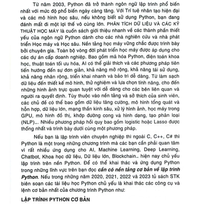 Phân Tích Dữ Liệu Và Các Kỹ Thuật Học Máy -STK