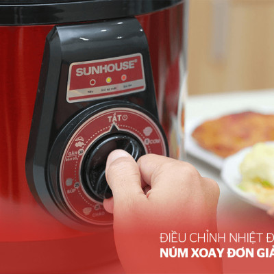 Nồi Áp Suất Điện Đa Năng Sunhouse SHD1552 - Hàng Chính Hãng