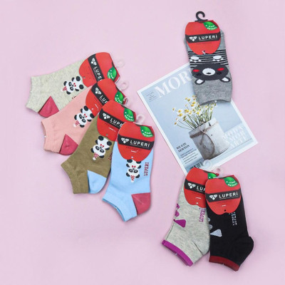 Tất trẻ em 6 đến 8 tuổi LUPERI SP25 chất cotton co giãn thấm hút mồ hôi kháng khuẩn an toàn cho da bé
