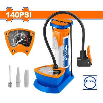 BƠM ĐẠP CHÂN (CÓ ĐỒNG HỒ) Φ43.5*183MM WPP2510 WADFOW - HÀNG CHÍNH HÃNG