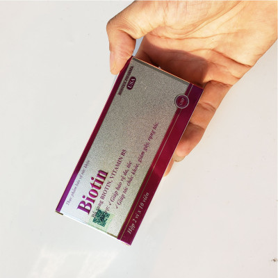 Viên uống bổ sung Biotin, Vitamin B5 Rostex giúp tóc chắc khỏe, giảm gãy rụng tóc, bảo vệ da tóc - Hộp 20 viên