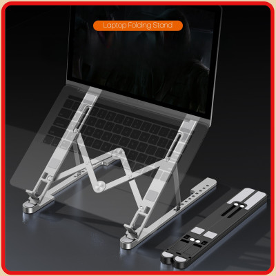 Giá Đỡ Laptop Hợp Kim Nhôm Cao Cấp Gấp Gọn CRAZY COOL, Giúp Tản Nhiệt Laptop, Macbook, Máy Tính Xách Tay - 10 Vị Trí Điều Chỉnh Góc Độ - Hàng Chính Hãng