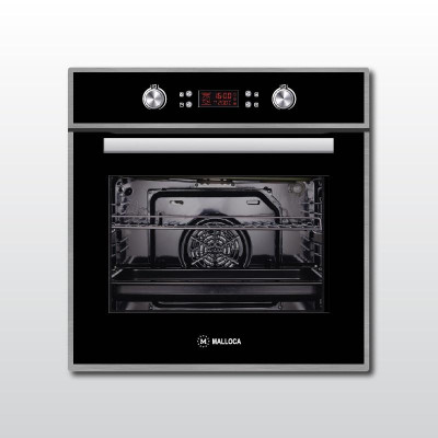 Lò Nướng Âm Tủ Malloca MOV-65DA - 9 Chức Năng - Dung Tích 65L - Kính Đen - Hàng Chính Hãng