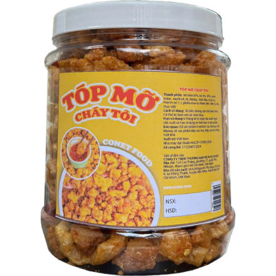 [Combo 2 Hũ] Tóp mỡ cháy tỏi ớt giòn tan hiệu SK FOOD - mỗi hũ 100g