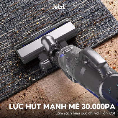 Máy hút bụi cầm tay không dây đa năng Jetzt XS30, lực hút vượt trội 30.000PA - Hàng chính hãng