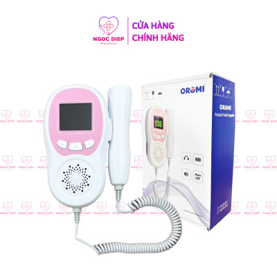 Máy đo tim thai tại nhà cao cấp Oromi CONTEC10CL - Máy nghe tim thai bỏ túi pin sạc
