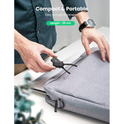 Ugreen UG70694MM137TK 25cm 4K 60HZ Bộ chuyển đổi DP displayport Male sang HD Female Adapter - HÀNG CHÍNH HÃNG