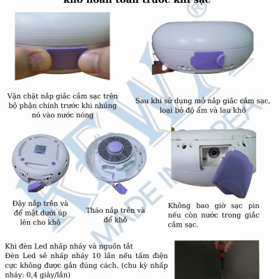 Máy tạo nước Hydrogen dùng tắm và rửa mặt