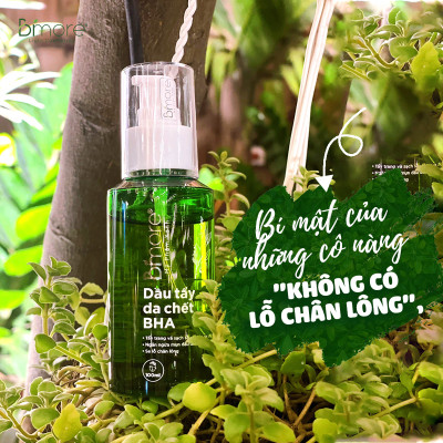 Dầu tẩy tế bào chết BHA Bimore làm sạch sâu ngăn ngừa mụn sáng da_100ml